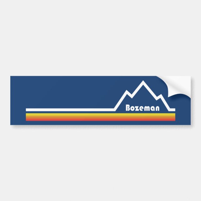Bozeman, Montana Bumper Sticker (Front)