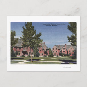 Bozeman, Montana - Dormitories at Montana State Postcard