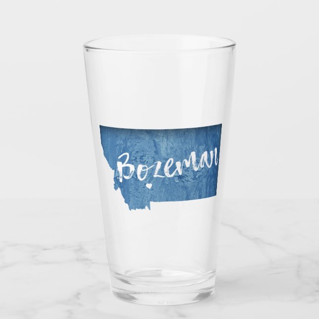Bozeman, Montana Glass (Front)