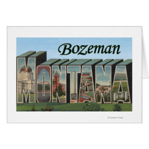 Bozeman, Montana - Large Letter Scenes