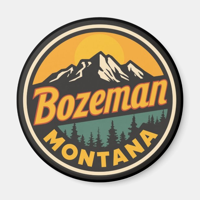 Bozeman, Montana Magnet (Front)