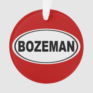 Bozeman Montana Ornament