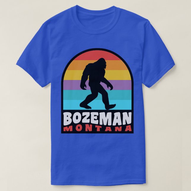 Bozeman Montana Rocky Mountains T-Shirt (Design Front)