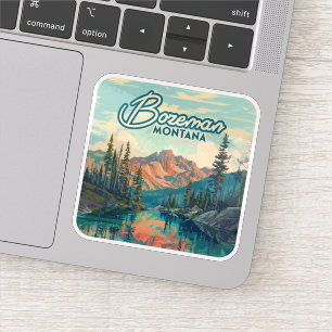 Bozeman Montana Rocky Mountains Vintage