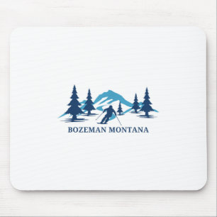Bozeman Montana Ski Resort Skiing Skier _1 Mouse Mat