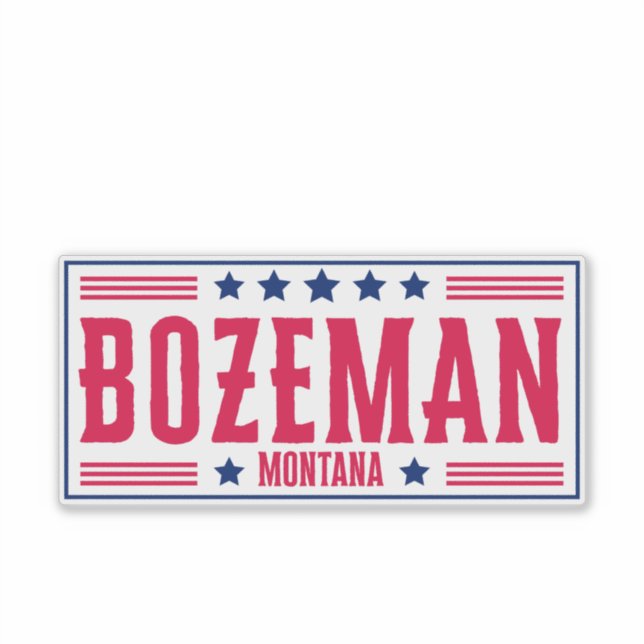 BOZEMAN MONTANA Stars & Stripes (Front)