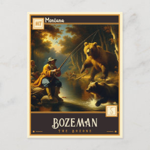 Bozeman, Montana   Vintage Postcard