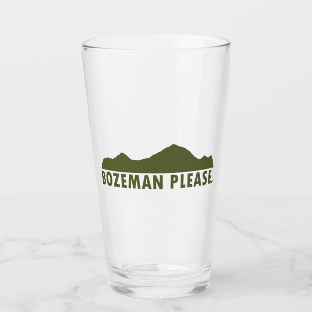 Bozeman Please Glass (Front)