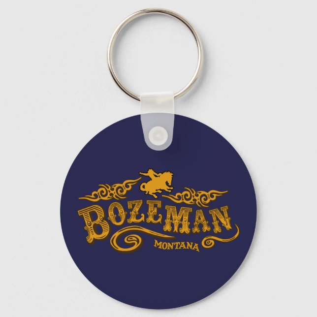 Bozeman Saloon Key Ring (Front)
