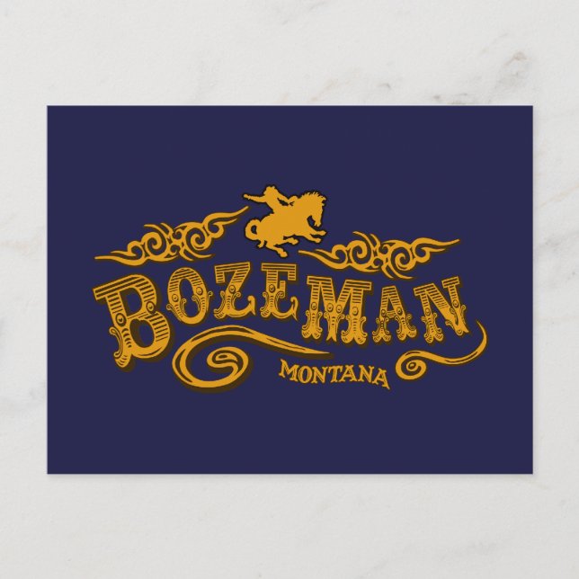 Bozeman Saloon Postcard (Front)