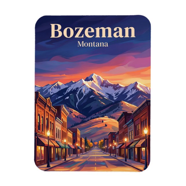 Bozeman USA Magnet (Vertical)