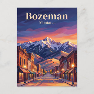 Bozeman USA Postcard
