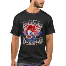 Bozo Diablo Crazy Clown Illustration