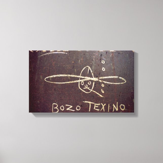 Bozo Texino canvas print (Front)