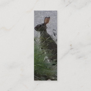 BP- Bunny Rabbit Bookmarks Mini Business Card