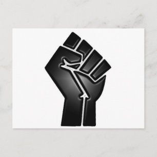 bp fist postcard