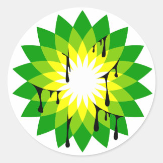 BP Oil Leak Classic Round Sticker