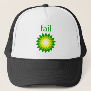 BP Oil Spill Fail Logo Trucker Hat