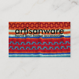 bpc Artisanware Knit Business/Profile Card