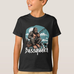 Bquatch! Funny Fishing Outdoor Retro Fisherman Gif T-Shirt