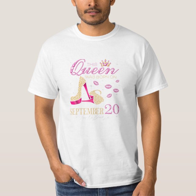 BQueen Was Born on September T-Shirt (Front)