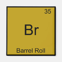 Br - Barrel Roll Funny Element Meme Chemistry Tee