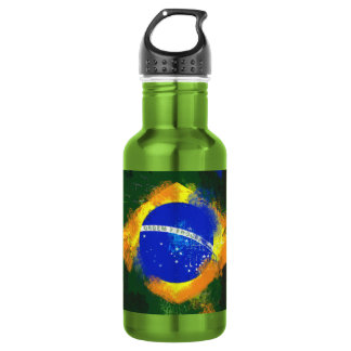 BR Brasil brazilian flag 532 Ml Water Bottle