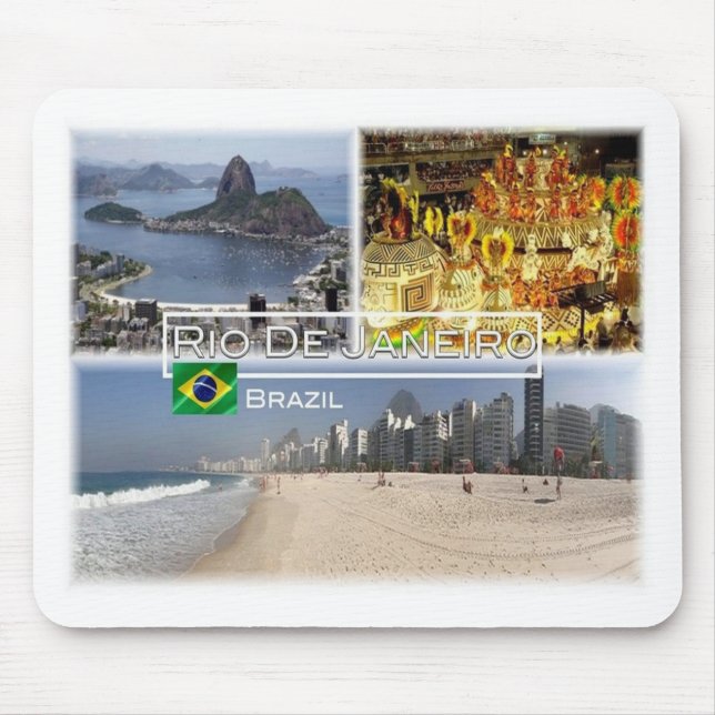BR Brazil - Rio de Janeiro - Sugar Loaf - Mouse Mat (Front)