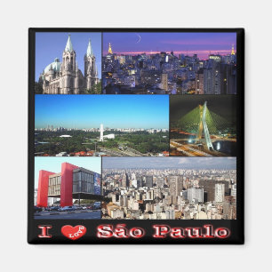 BR - Brazil - Saint Paul - I Love Magnet