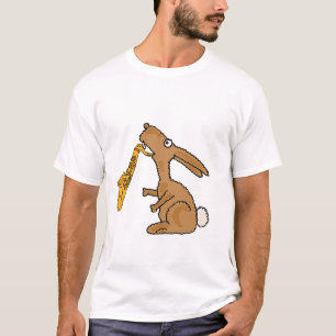 BR- Bunny Rabbit Playing the Saxophone Shirt