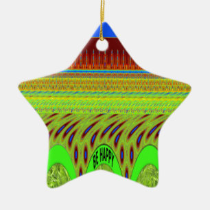 Br Happy Have a Nice Day Ceramic Tree Decoration