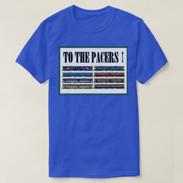 BR PACER TRAINS 1 T-Shirt (Design Front)