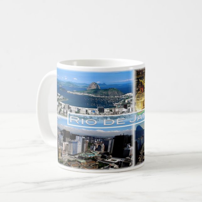 BR Rio de Janeiro - Botafogo beach - Carnival - Coffee Mug (Front Left)