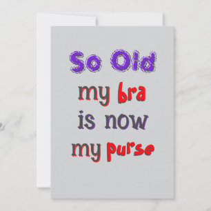 Bra becomes Purse Invitation