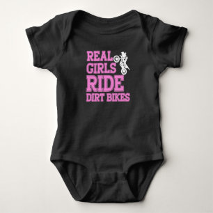 Braap Gifts Women Motorcycle Motocross Dirt Bike Baby Bodysuit