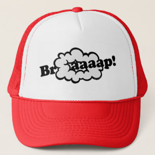 Braap! Smoke Ring 2-Stroke Engine Dirt Bike Sound Trucker Hat