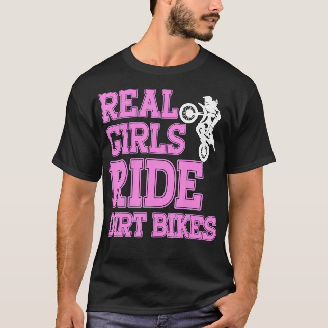 Braap Tshirt Women Motorcycle Motocross  Girl (Front)