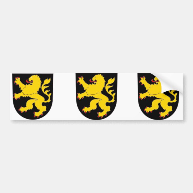 Brabant, Belgium Bumper Sticker (Front)