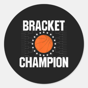 Brac Sport Style College Basball Tournament Shirt Classic Round Sticker