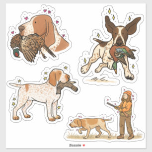 Bracco Italiano Hunting Car Decal