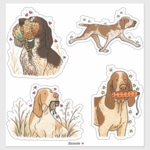 Bracco Italiano Hunting Car Decal