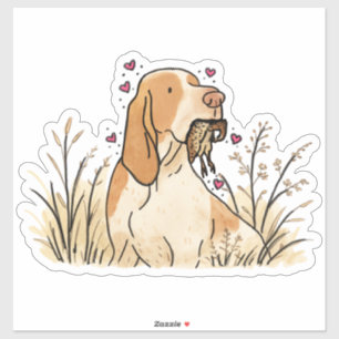 Bracco Italiano Hunting Car Decal