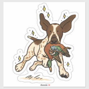 Bracco Italiano Hunting Car Decal