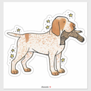 Bracco Italiano Hunting Car Decal