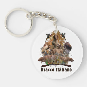 Bracco italiano tapestry throw pillow trivet squar key ring