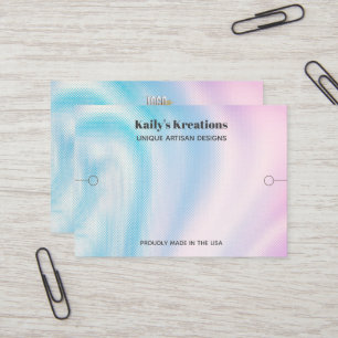 Bracelet Display Holographic Logo Business Card