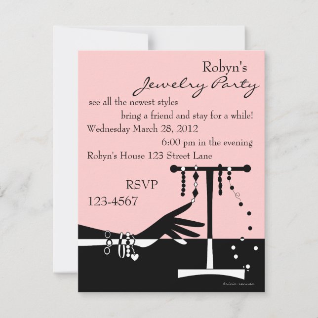 Bracelet  Escapades Invitation (Front)
