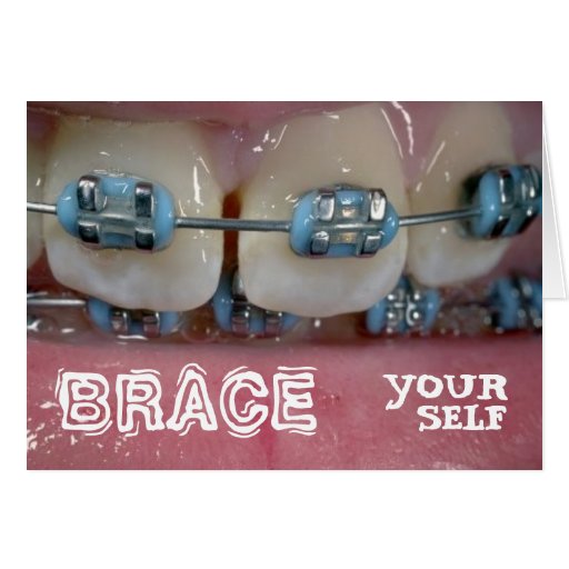 Braces Greeting Cards | Zazzle.co.uk