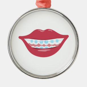 Braces Smile Metal Tree Decoration