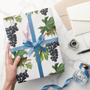 Brachetto grape by Giorgio Gallesio Wrapping Paper